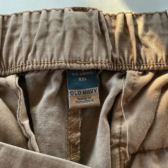 Old Navy Women's High Rise OG Chino Brown Pants Sz 16 High Rise Khaki Preppy - Picture 6 of 7